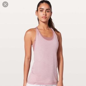 Lululemon twist and toil tank in light purple